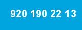 920 190 22 13